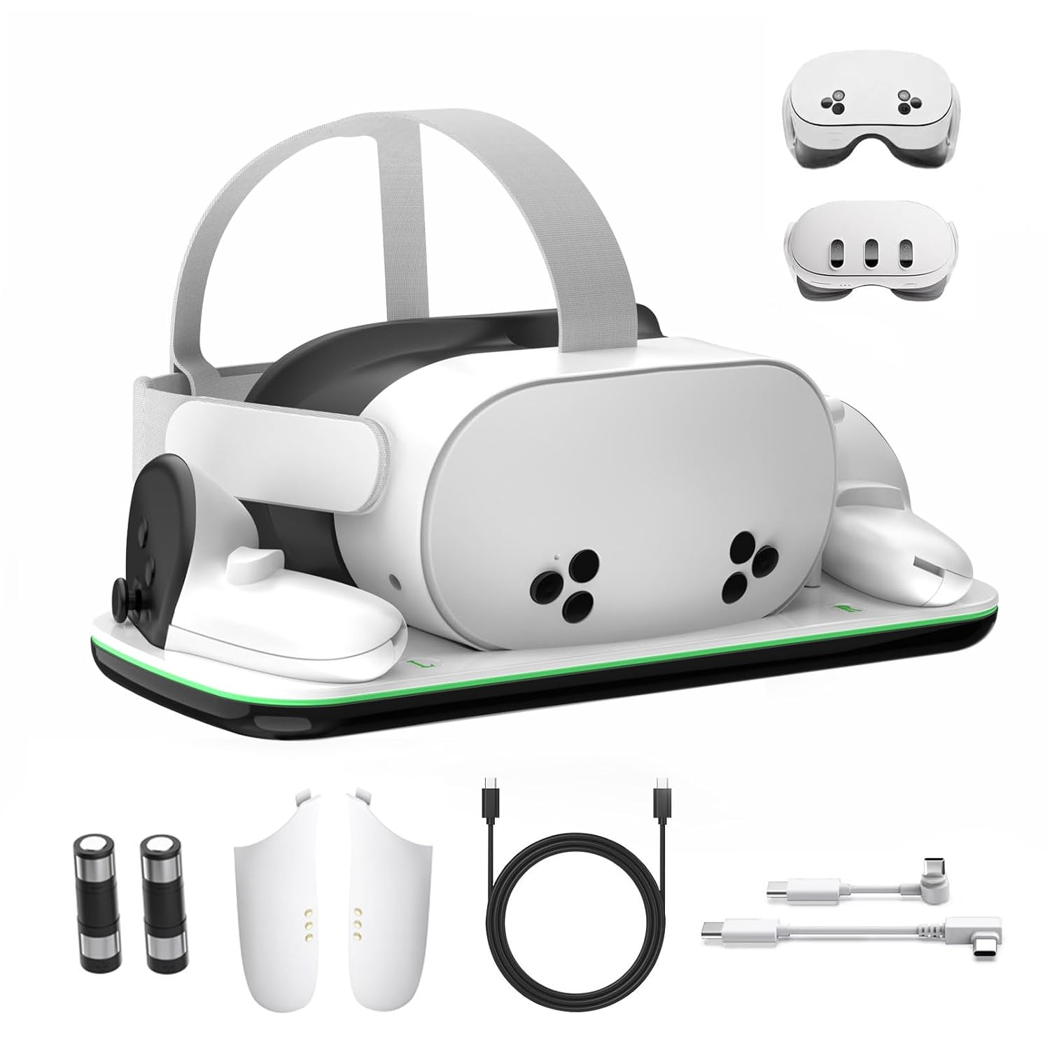 Dobe TY-3868 Charging Dock Compatible with Meta Oculus Quest 3/3S Dobe TY-3868 Charging Dock Compatible with Meta Oculus Quest 3/3S